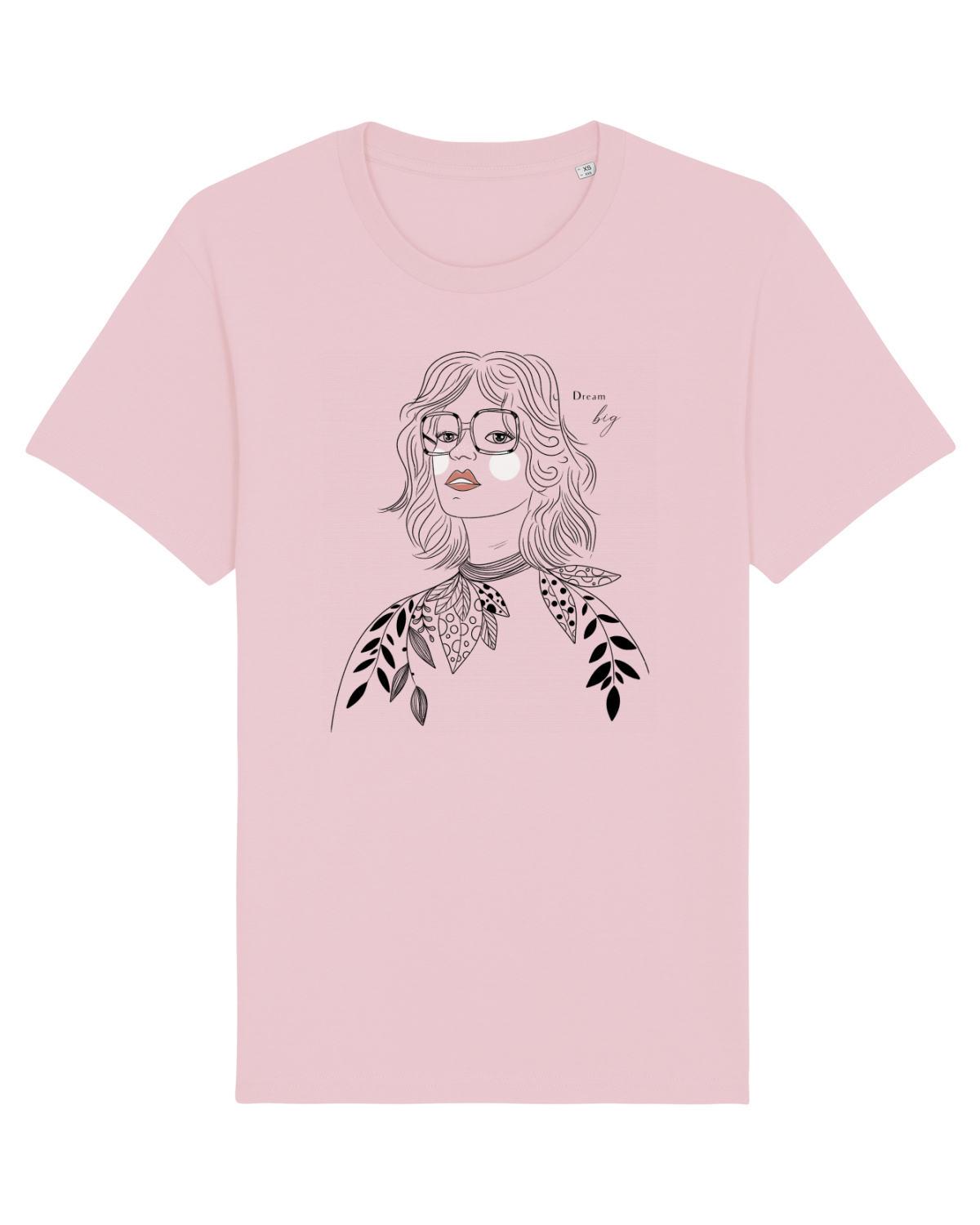 Tricou mânecă scurtă Unisex Rocker Cotton Pink