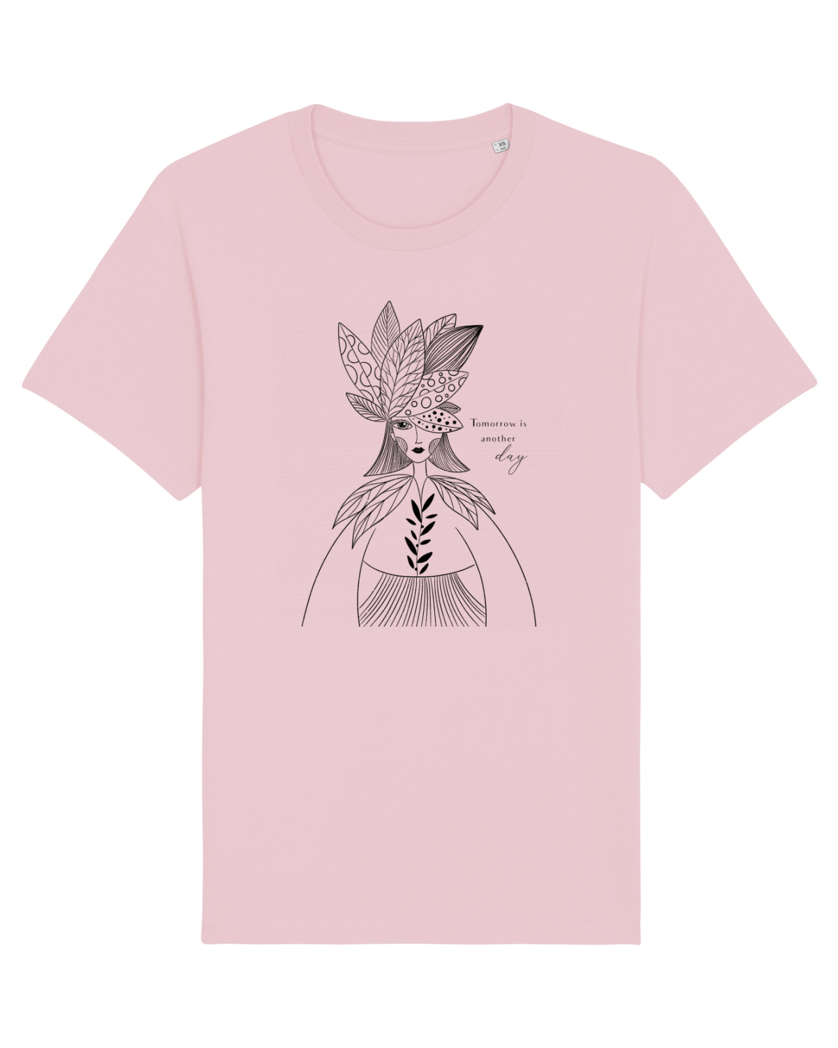 Tricou mânecă scurtă Unisex Rocker Cotton Pink