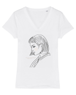 fire and ice Tricou mânecă scurtă guler V Damă Evoker