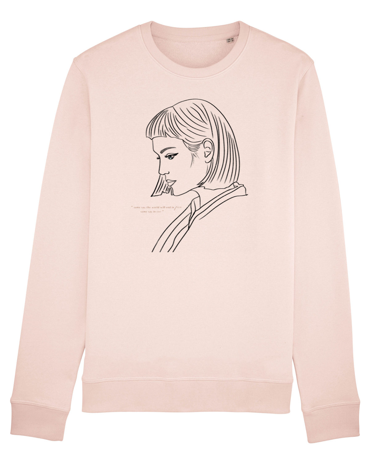 Bluză mânecă lungă Unisex Rise Candy Pink