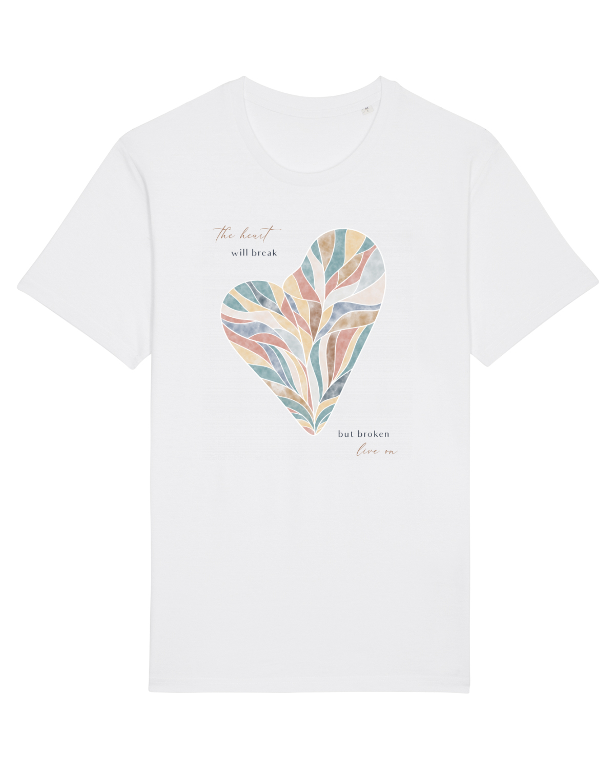 Tricou mânecă scurtă Unisex Rocker White