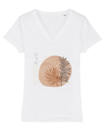 botanic Tricou mânecă scurtă guler V Damă Evoker