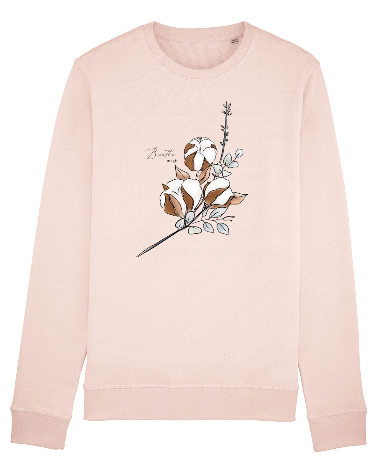 Bluză mânecă lungă Unisex Rise Candy Pink