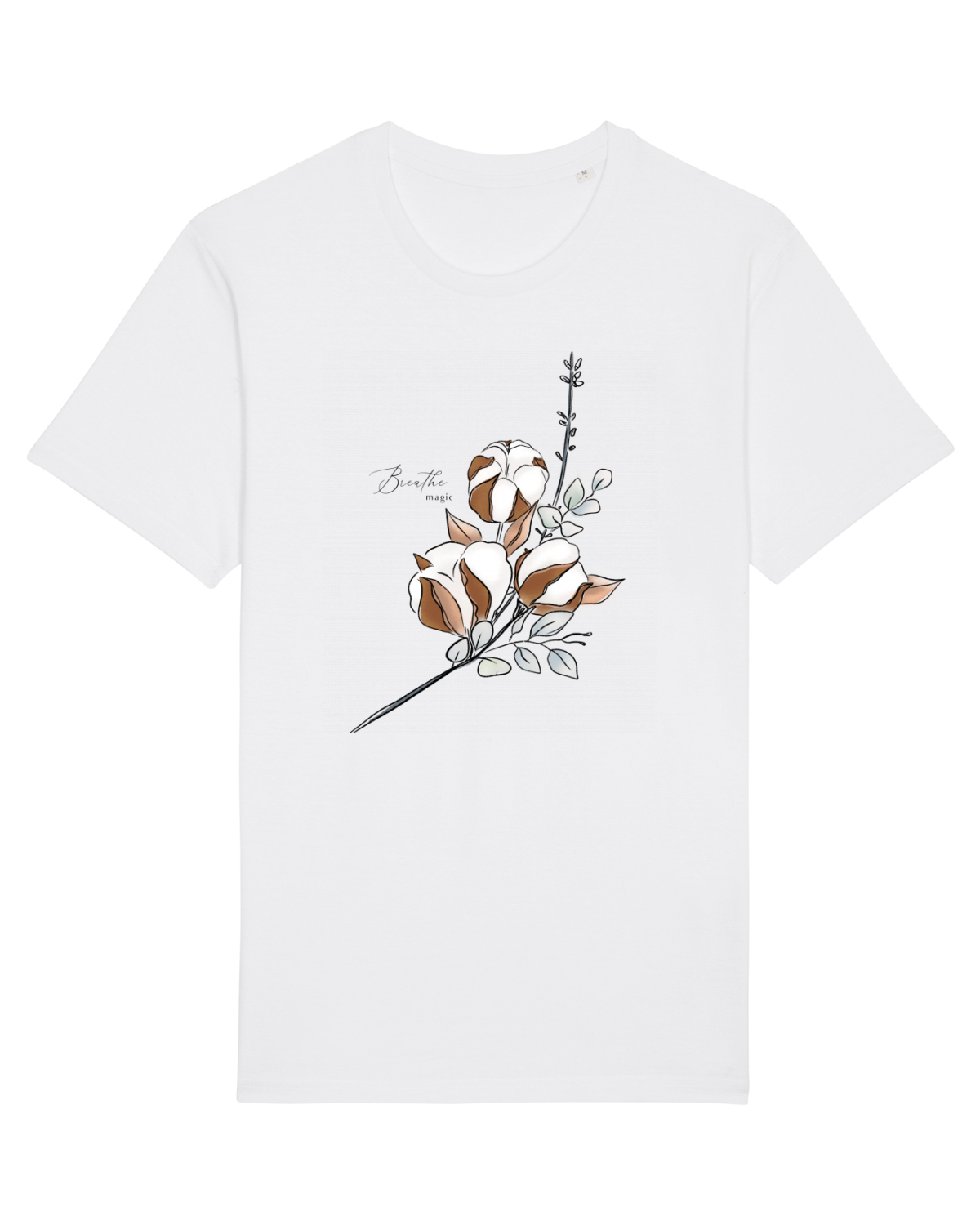 Tricou mânecă scurtă Unisex Rocker White