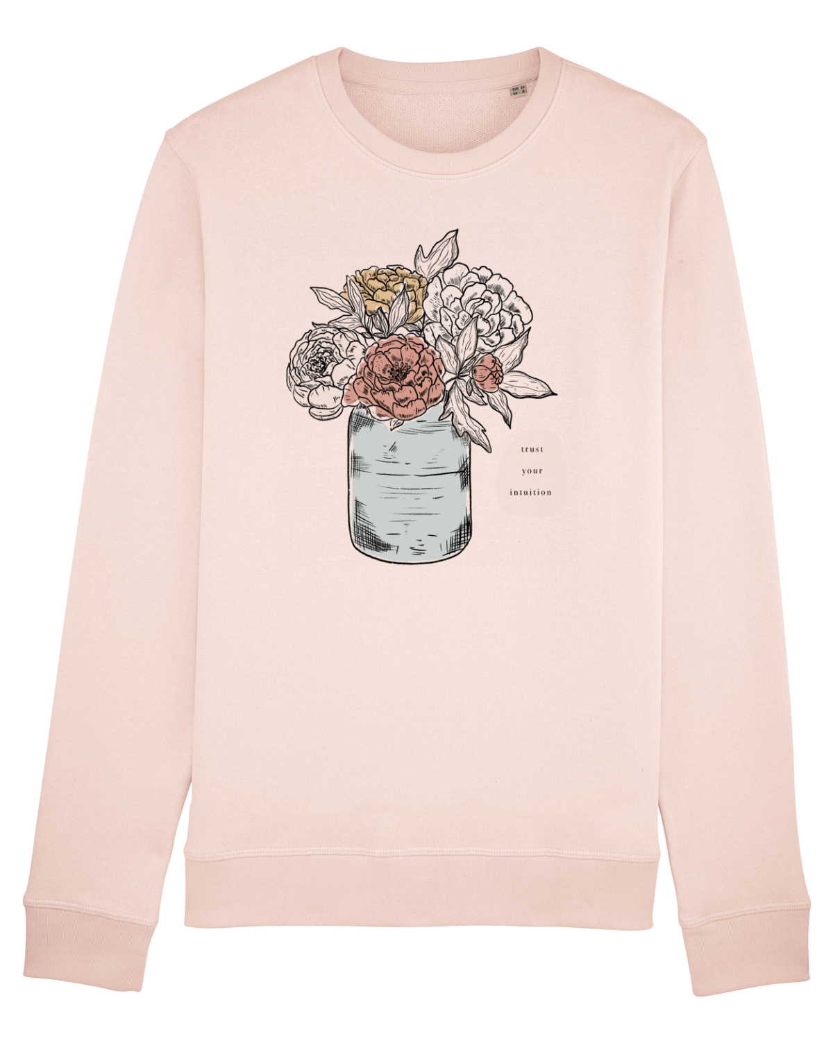 Bluză mânecă lungă Unisex Rise Candy Pink