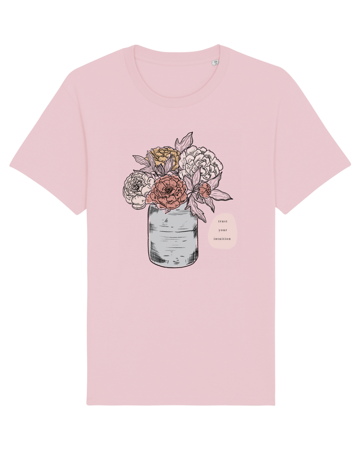 Tricou mânecă scurtă Unisex Rocker Cotton Pink