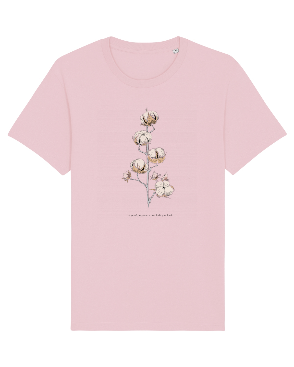 Tricou mânecă scurtă Unisex Rocker Cotton Pink