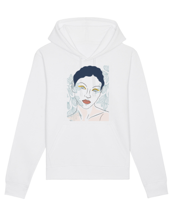 ochi albastri White