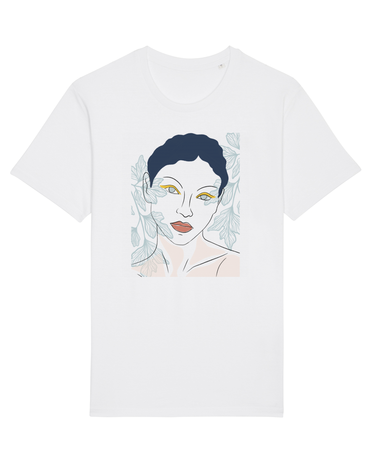 Tricou mânecă scurtă Unisex Rocker White