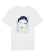 ochi albastri Tricou mânecă scurtă Unisex Rocker