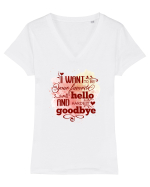 Împreună Tricou mânecă scurtă guler V Damă Evoker