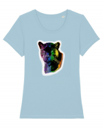 RGB Panther Tricou mânecă scurtă guler larg fitted Damă Expresser