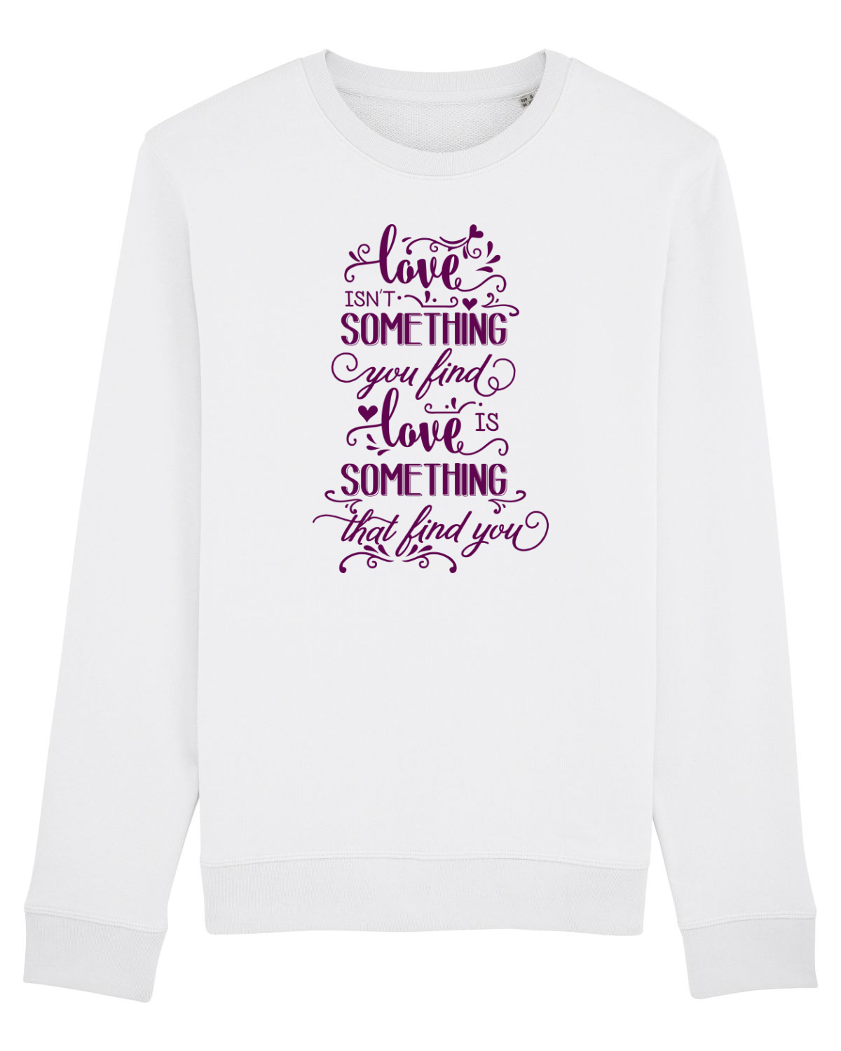 Bluză mânecă lungă Unisex Rise White