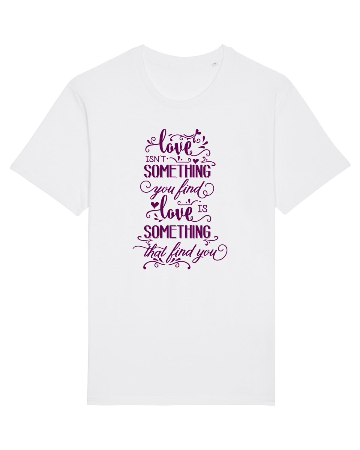 Tricou mânecă scurtă Unisex Rocker White