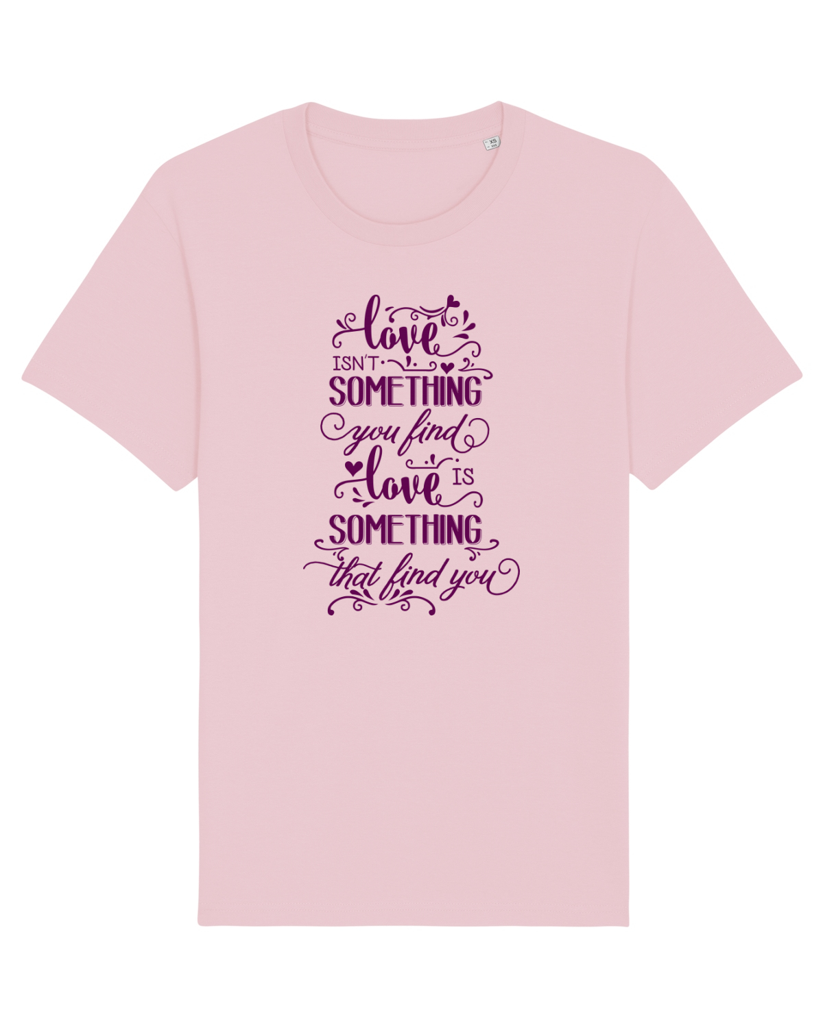 Tricou mânecă scurtă Unisex Rocker Cotton Pink