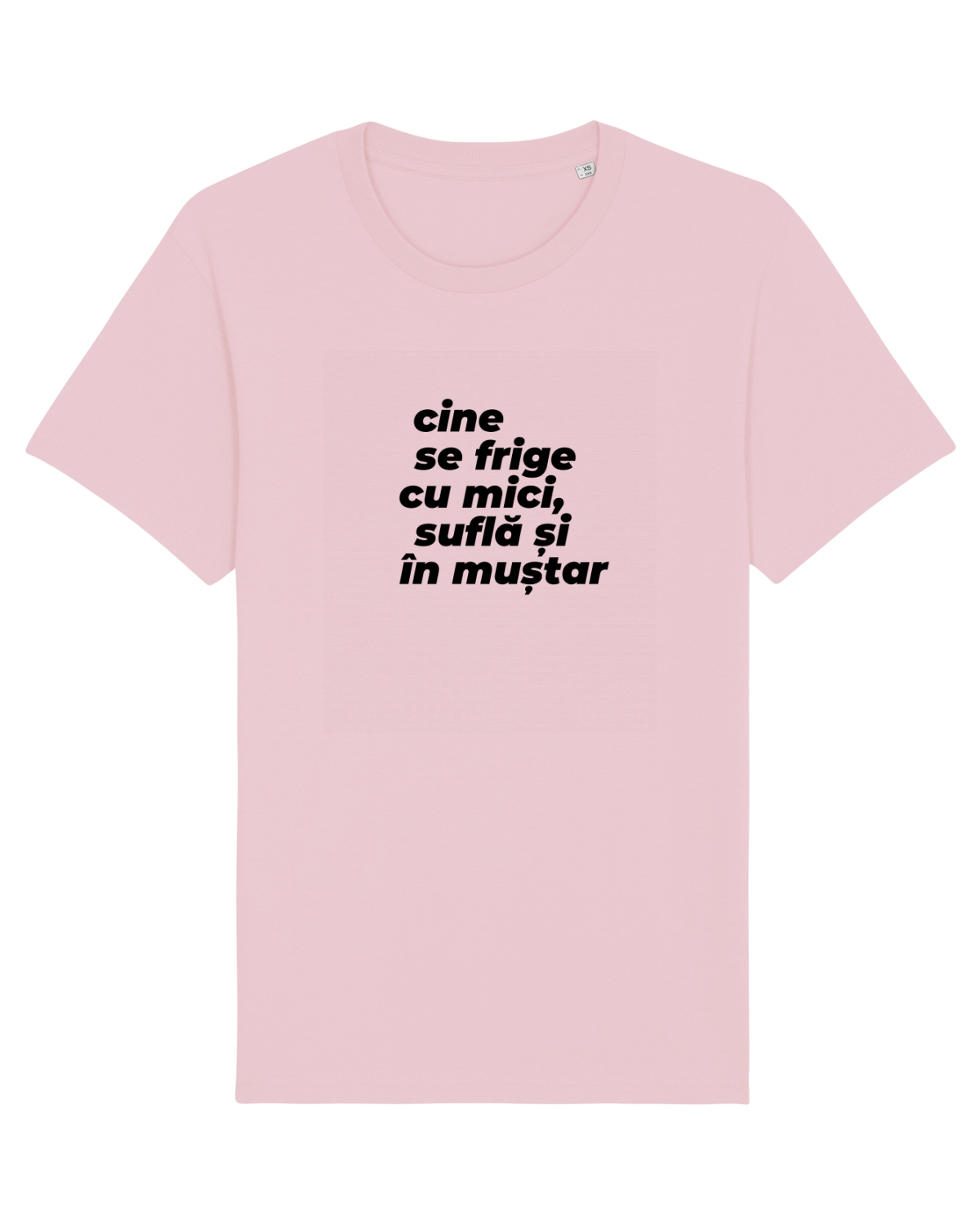 Tricou mânecă scurtă Unisex Rocker Cotton Pink