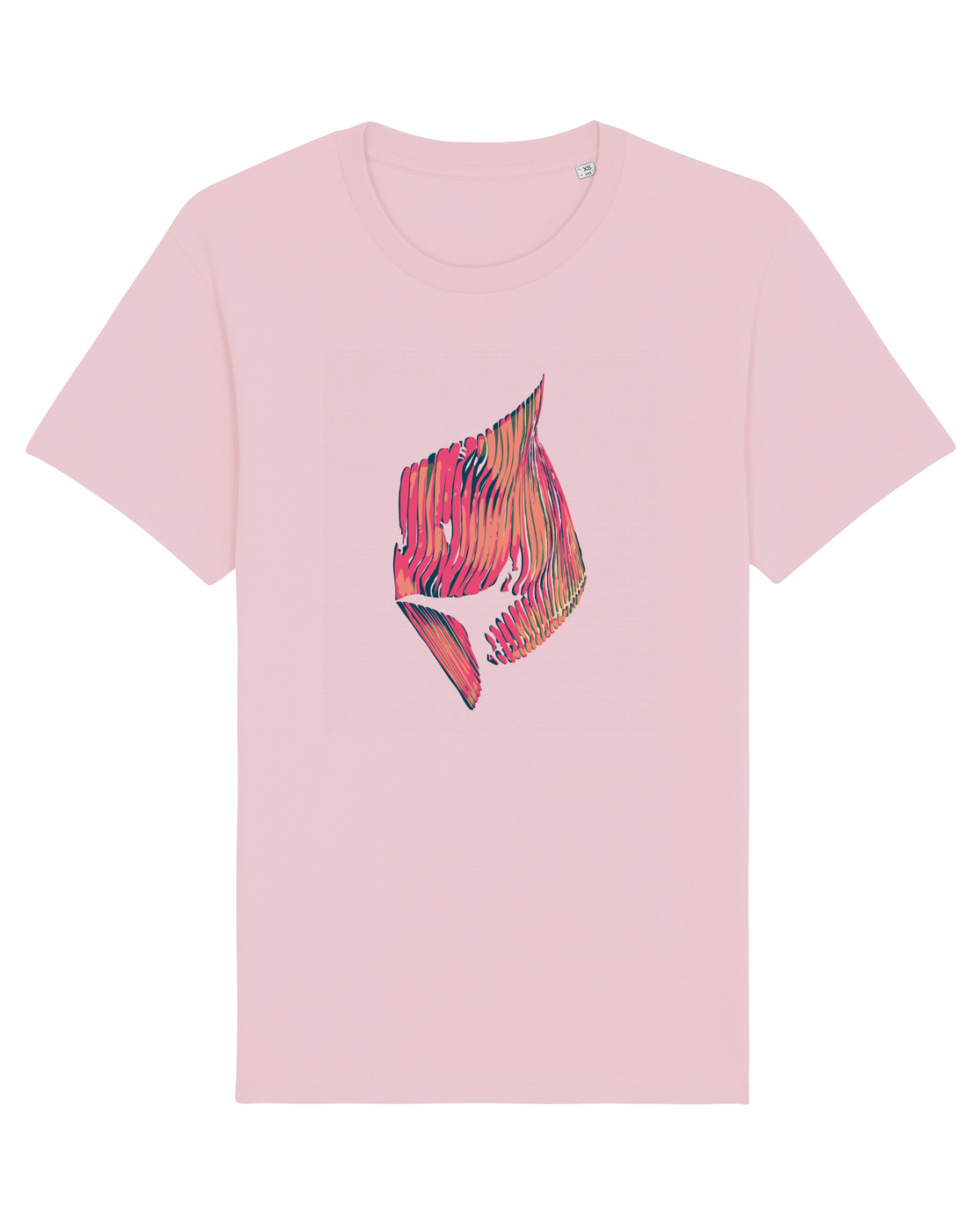 Tricou mânecă scurtă Unisex Rocker Cotton Pink