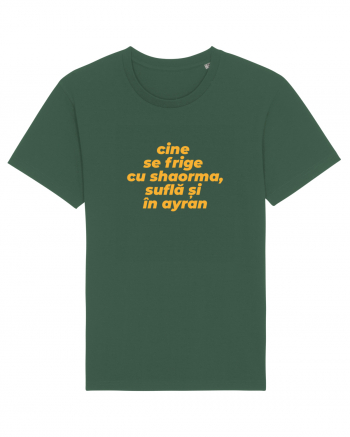 Cine se frige cu shaorma, suflă și în ayran Bottle Green