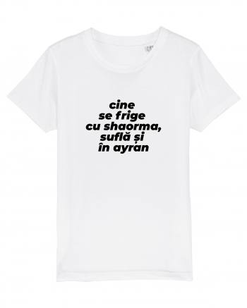 Cine se frige cu shaorma, suflă și în ayran White