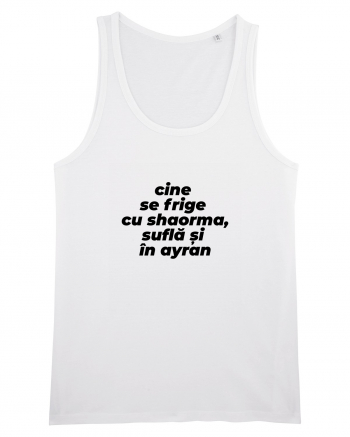 Cine se frige cu shaorma, suflă și în ayran White