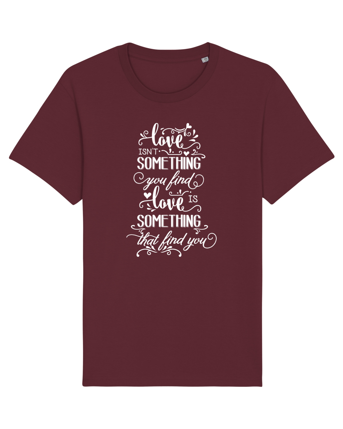 Tricou mânecă scurtă Unisex Rocker Burgundy