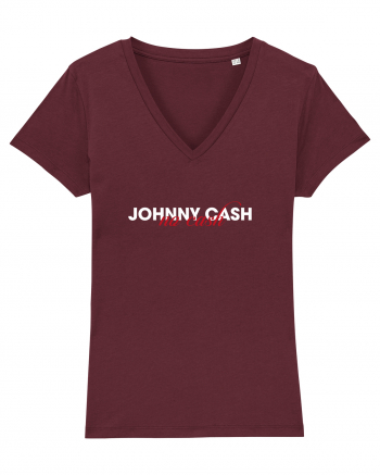 Johnny Cash - no cash Burgundy