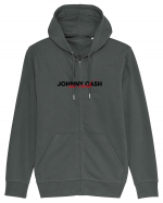 Johnny Cash - no cash Hanorac cu fermoar Unisex Connector