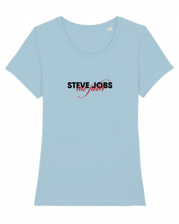 Steve Jobs - no jobs Sky Blue