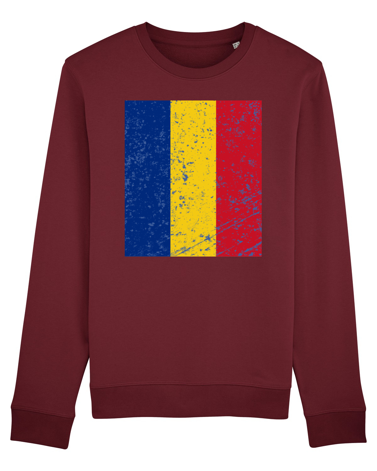 Bluză mânecă lungă Unisex Rise Burgundy