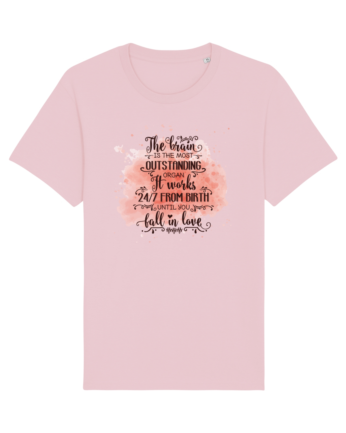 Tricou mânecă scurtă Unisex Rocker Cotton Pink