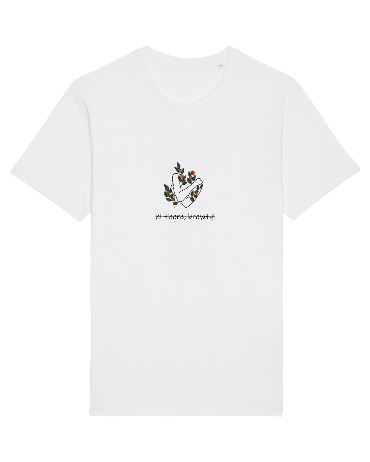 Tricou mânecă scurtă Unisex Rocker White
