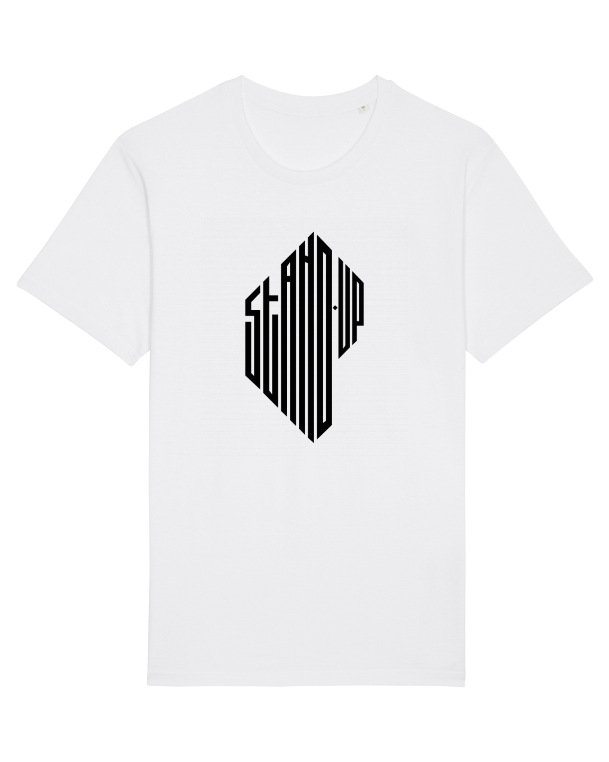Tricou mânecă scurtă Unisex Rocker White