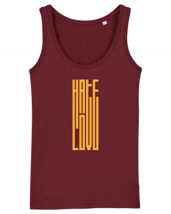 Hate / Love Burgundy