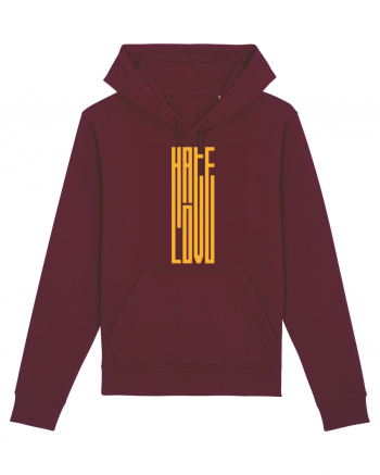 Hate / Love Burgundy