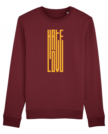 Hate / Love Burgundy