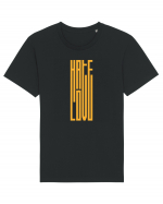 Hate / Love Tricou mânecă scurtă Unisex Rocker