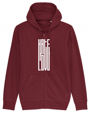 Hate / Love Burgundy