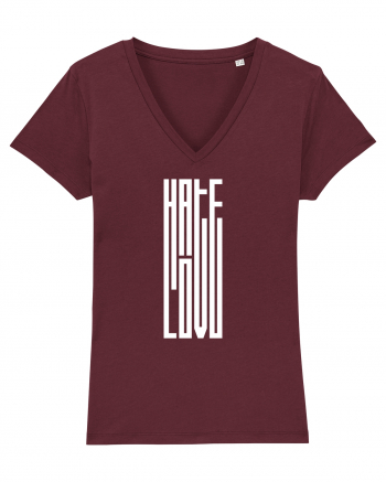 Hate / Love Burgundy