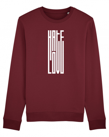 Hate / Love Burgundy