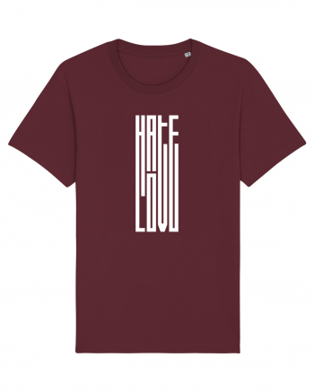 Hate / Love Burgundy