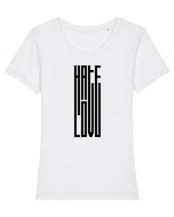 Hate / Love White