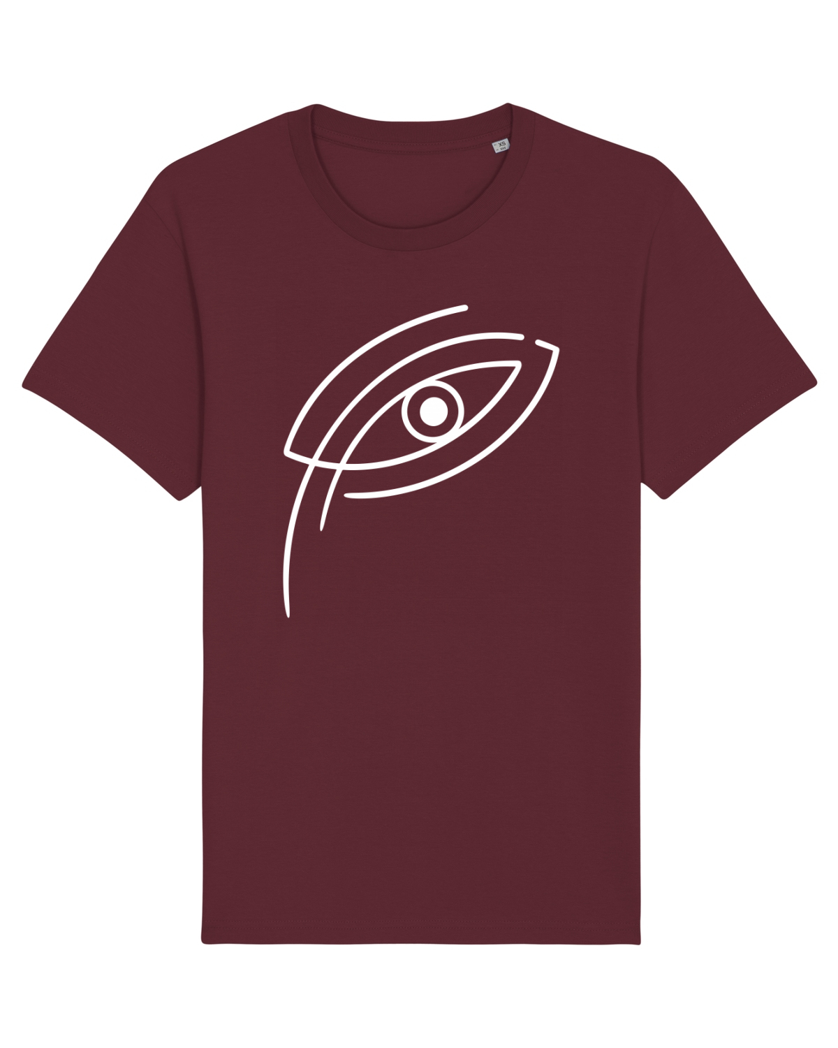 Tricou mânecă scurtă Unisex Rocker Burgundy