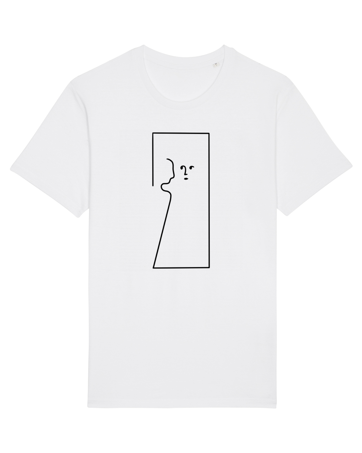 Tricou mânecă scurtă Unisex Rocker White