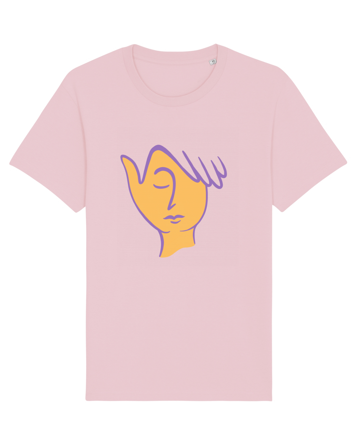 Tricou mânecă scurtă Unisex Rocker Cotton Pink