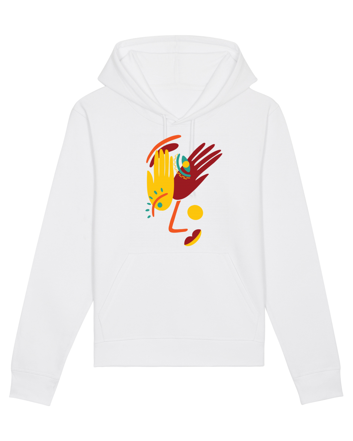 Hanorac Unisex Drummer White