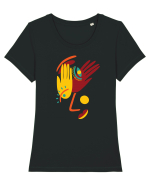 Din bucăți Tricou mânecă scurtă guler larg fitted Damă Expresser