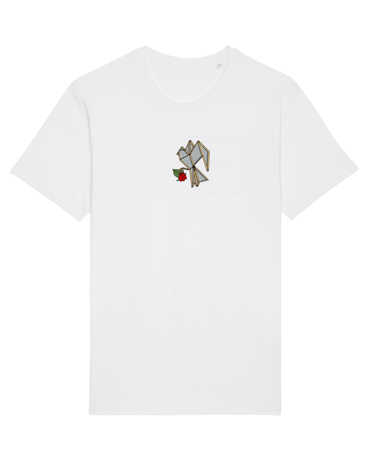 Tricou mânecă scurtă Unisex Rocker White