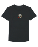 Flying coffee Tricou mânecă scurtă guler larg Bărbat Skater