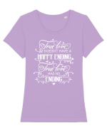 Dragoste fără sfărșit Tricou mânecă scurtă guler larg fitted Damă Expresser
