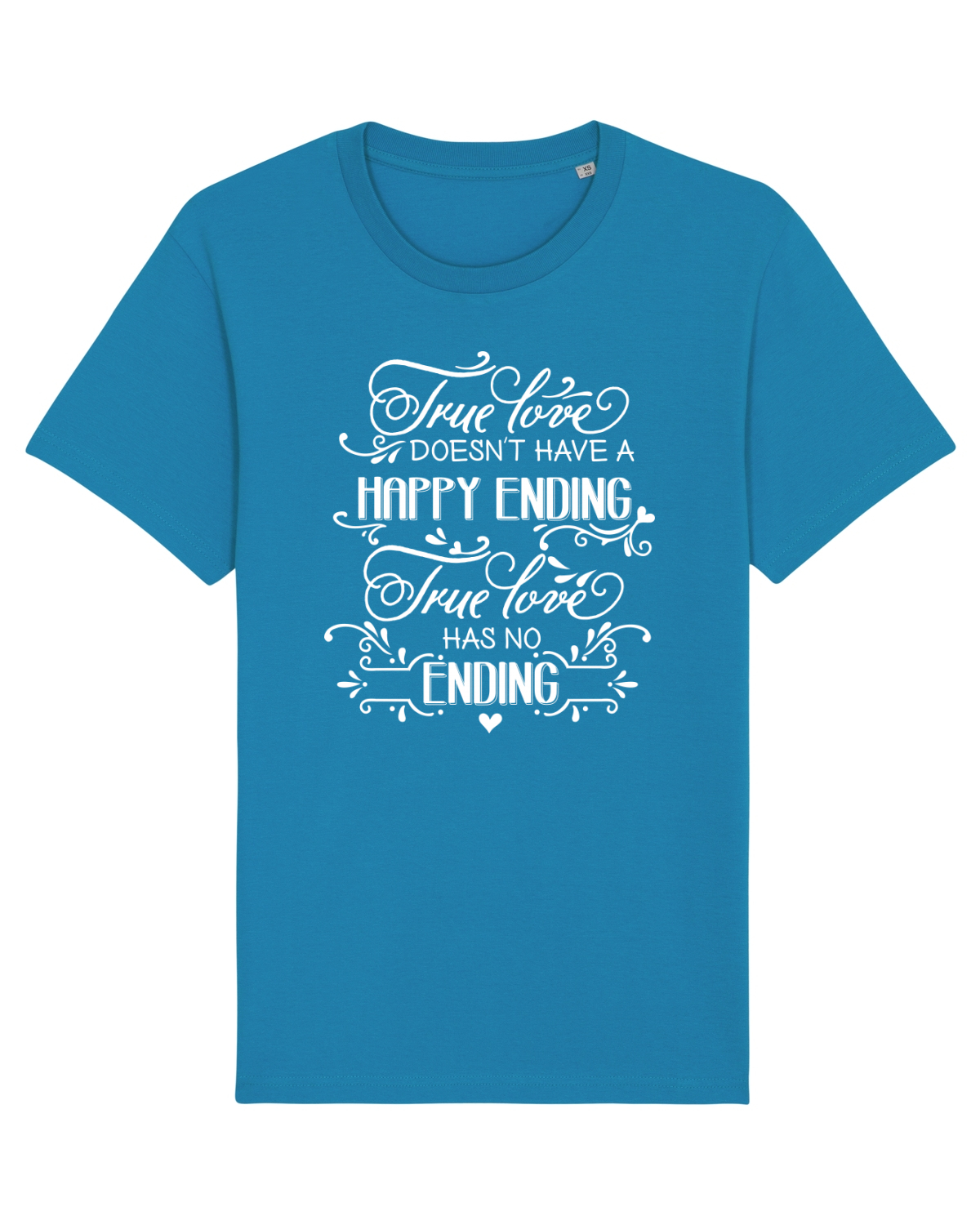 Tricou mânecă scurtă Unisex Rocker Azur